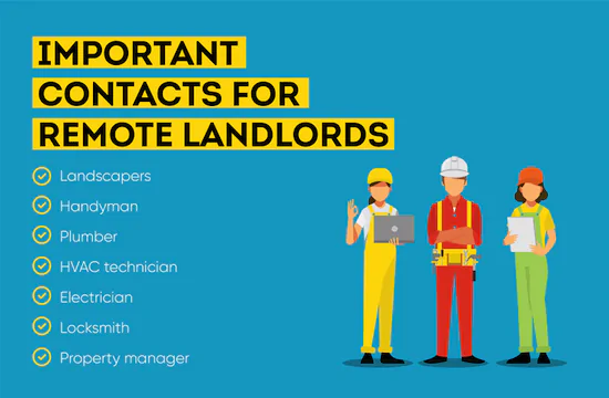 Important contacts for remote landlords - The Smart Choice for Tenant Screening  - The Smart Choice for Tenant Screening 