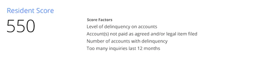 550 resident score - The Smart Choice for Tenant Screening  - The Smart Choice for Tenant Screening 